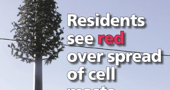 Residents see red over spread of cell masts