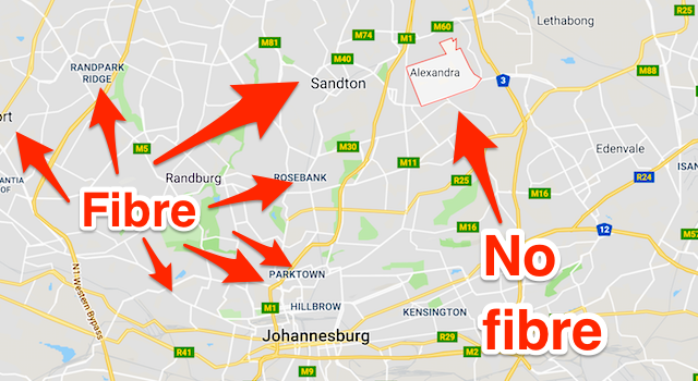 Alexandra was supposed to get very cheap – and super fast – fibre more than a year ago. Here’s why Mitchells Plain will probably get there first.